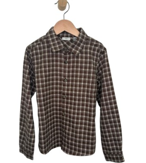 Brown Plaid Long Sleeve