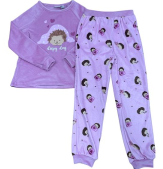 Sleepy Hedgehog 2pc Pajama Set