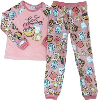 Breakfast Friends 2pc Pajama Sets