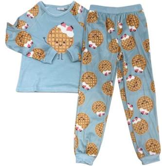 Breakfast Friends 2pc Pajama Sets