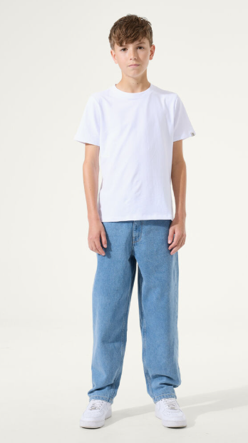 Youth Bodaz Baggy Jeans - Medium Wash