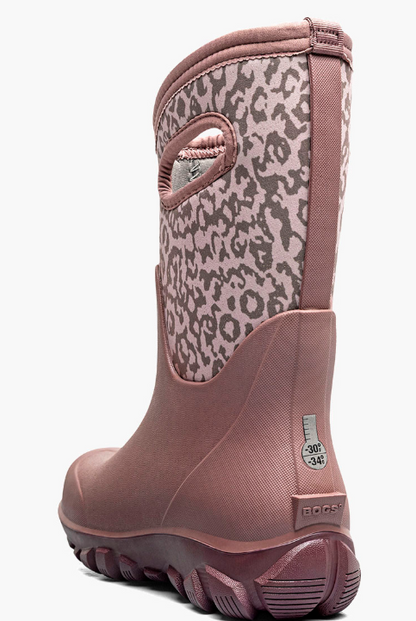 Children's Classic Seamless Glitter Leopard Winter Boot