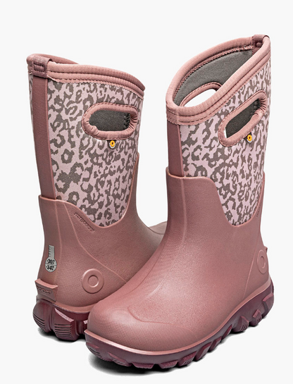 Children's Classic Seamless Glitter Leopard Winter Boot