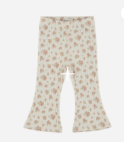 Girl's Floral Flare Legging