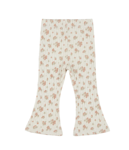 Girl's Floral Flare Legging