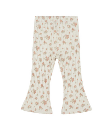 Girl's Floral Flare Legging