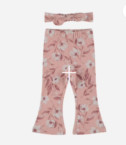Infant Floral Leggings & Headband