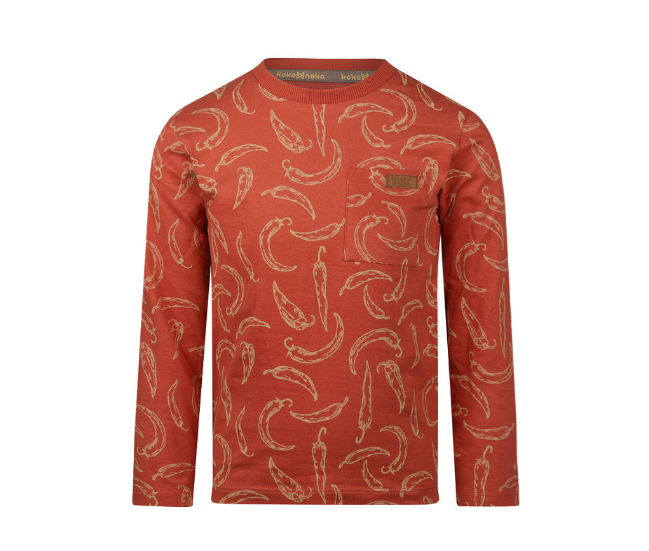 Boy's Red Hot Chili Pepper Long Sleeve