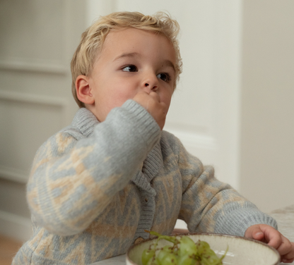 Infant Baby Blue Knit Cardigan