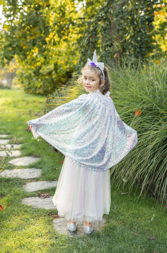 Unicorn Sparkle Cape With Headband