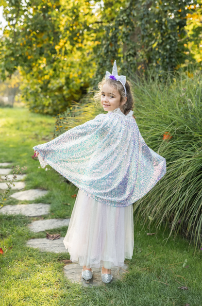 Unicorn Sparkle Cape With Headband