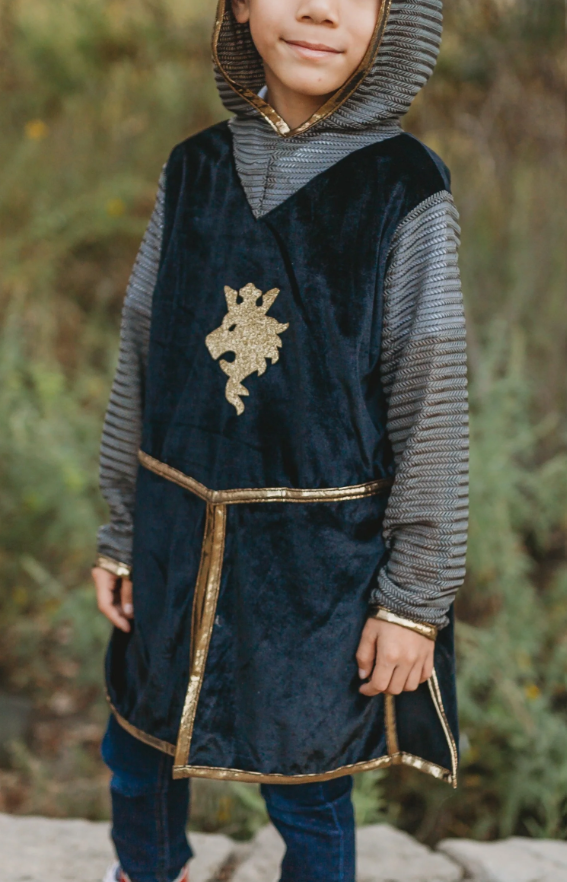 Golden Cape With Tunic & Crown