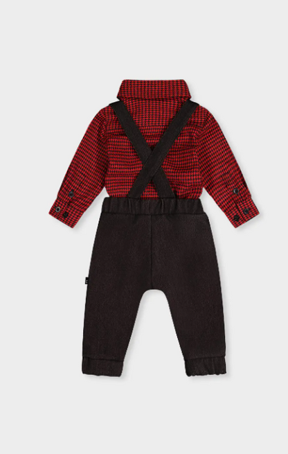 Infant Houndstooth Festive Set