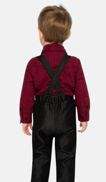 Infant Houndstooth Festive Set