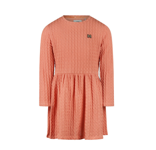 Faux Cable Knit Dress