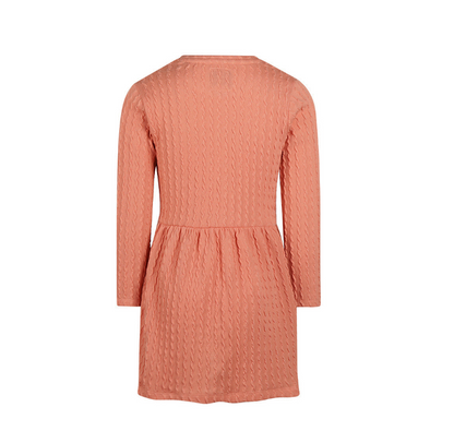 Faux Cable Knit Dress