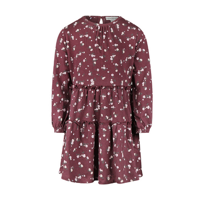 Floral Eggplant Dress