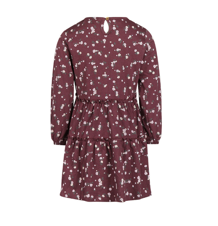 Floral Eggplant Dress