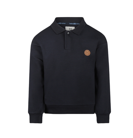 Navy Polo Jumper