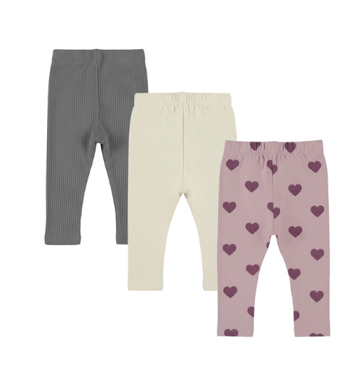 Infant Iron Gate 3pk Leggings