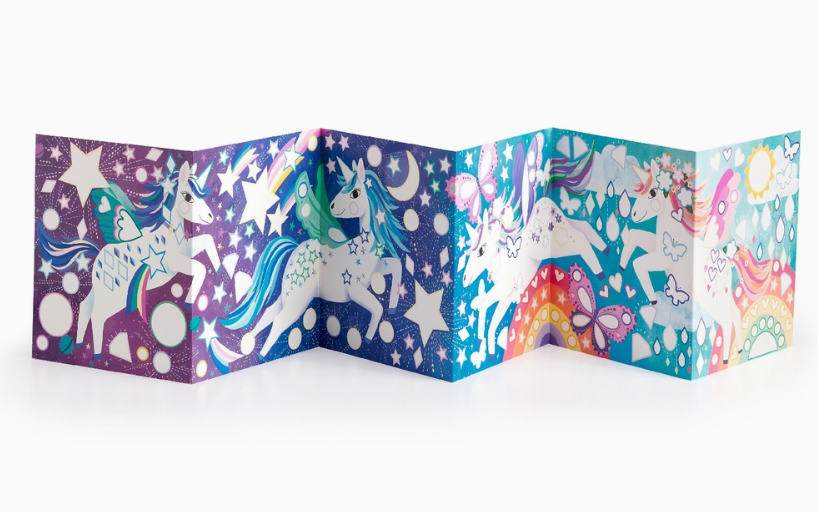 Unicorn Magic Sticker Sparkle Poster Activity Kit