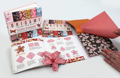 Cherry Blossoms Origami Paper and Book