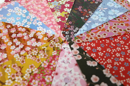 Cherry Blossoms Origami Paper and Book