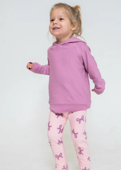 Bamboo Fleece Pullover Hoodie -Mauve Orchid