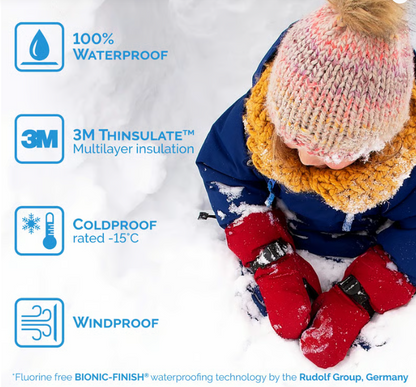 Kids Waterproof Mittens