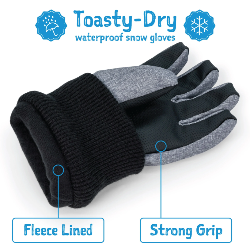 Kids Waterproof Snow Gloves