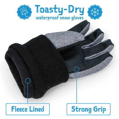 Kids Waterproof Snow Gloves