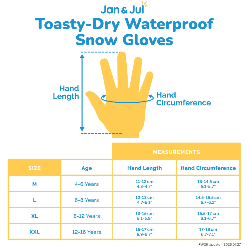 Kids Waterproof Snow Gloves