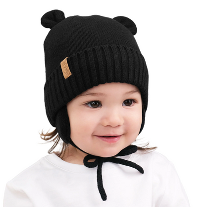 Kids Bear Knit Hat
