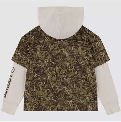 Mesh Twofer Graphic Top