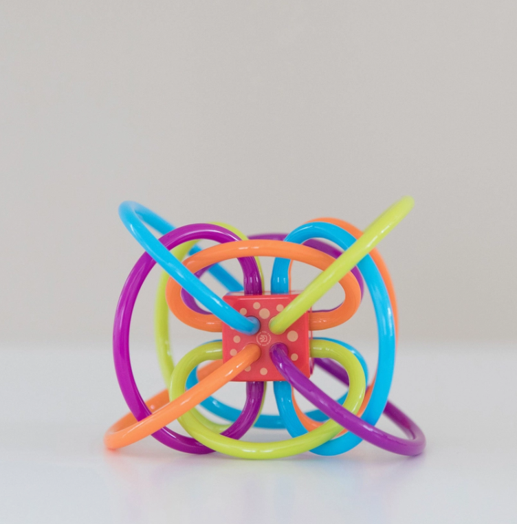Winkel Rattle+Sensory Teether Toy