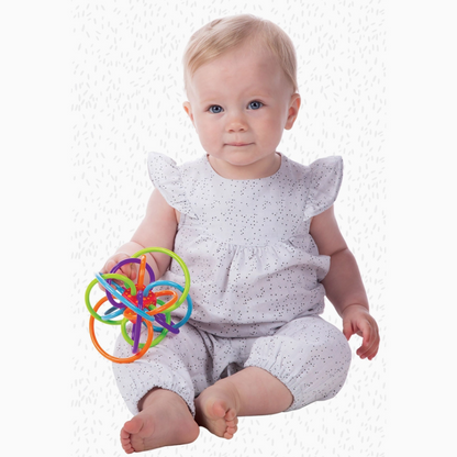 Winkel Rattle+Sensory Teether Toy