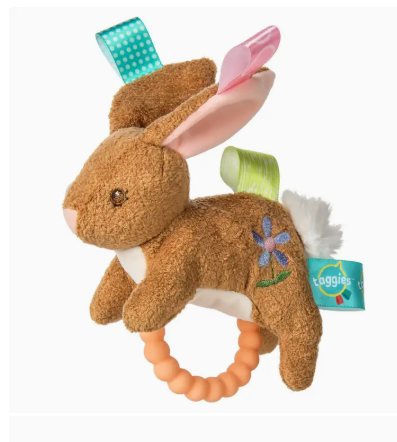 Harmony Bunny Taggies Teether Rattle