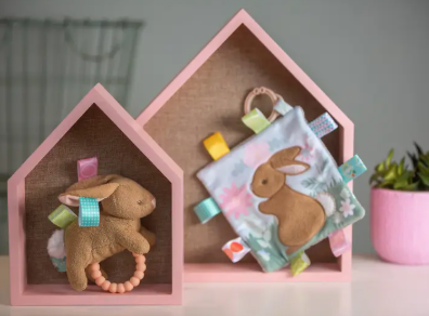 Harmony Bunny Taggies Teether Rattle