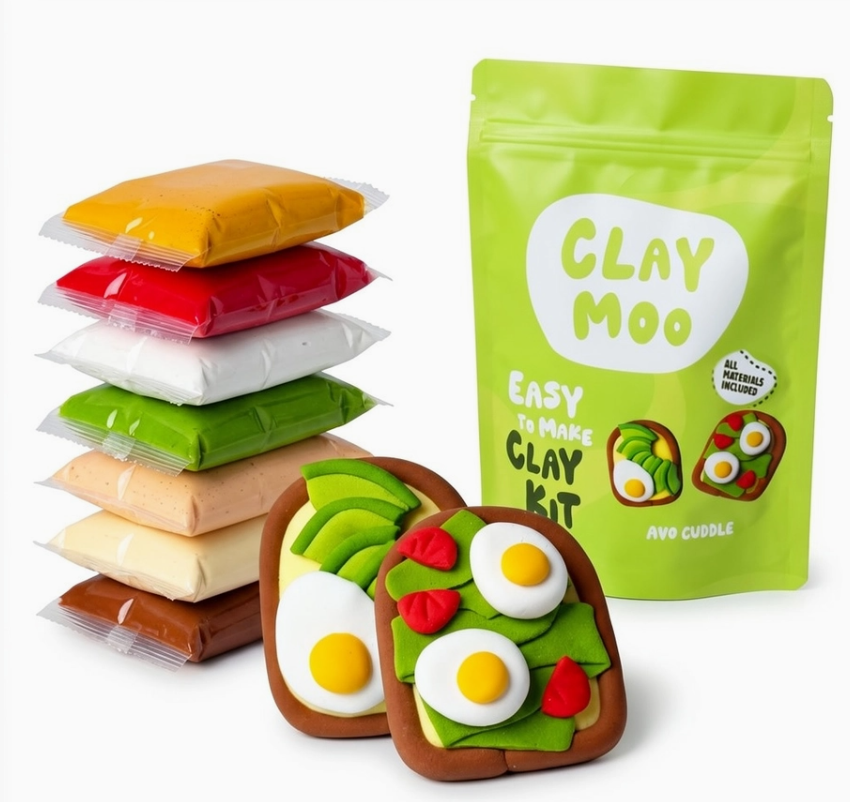 Avocado Toast Clay Crafting Kit