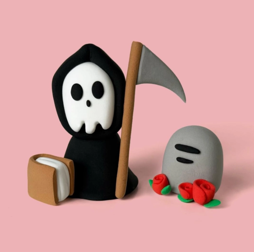 Grim Reaper Clay Crafting Kit