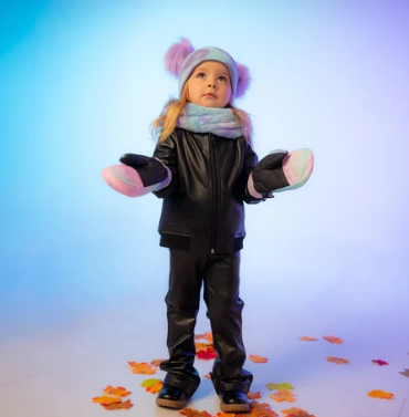 Mermaid Tie Dye Double Pom Knit Toque