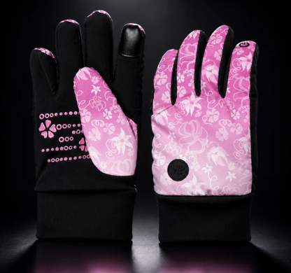 Pink Ombre Floral Land Girl's Commuter Glove