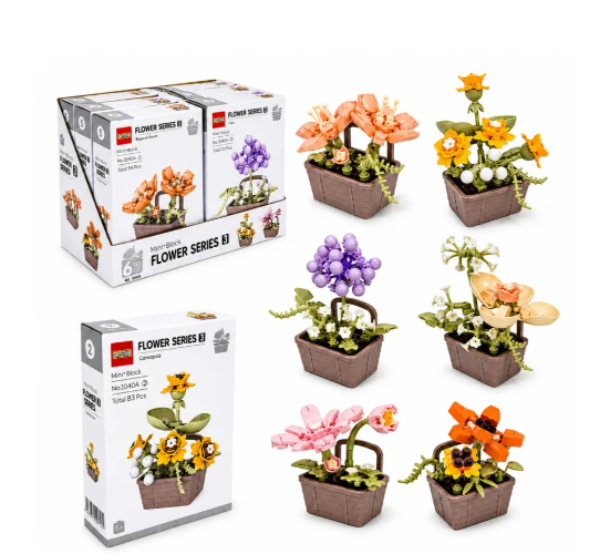 Flower Basket Building Blocks