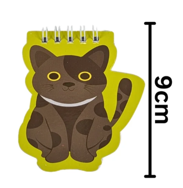 Cat Shaped Notebook