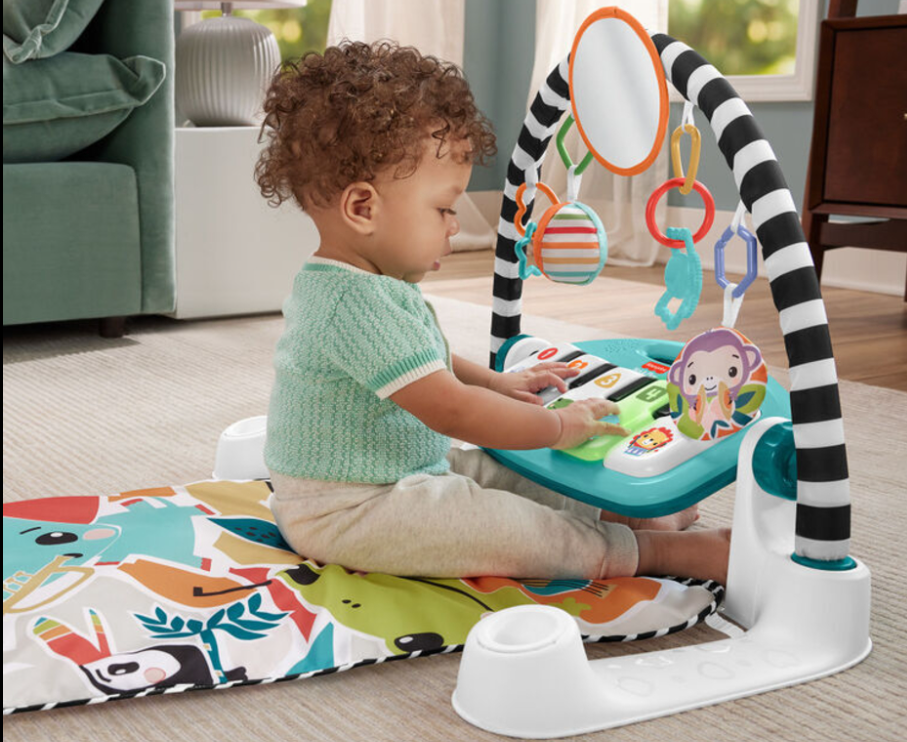 Glow and Grow Kick & Play Piano Gym Baby Playmat