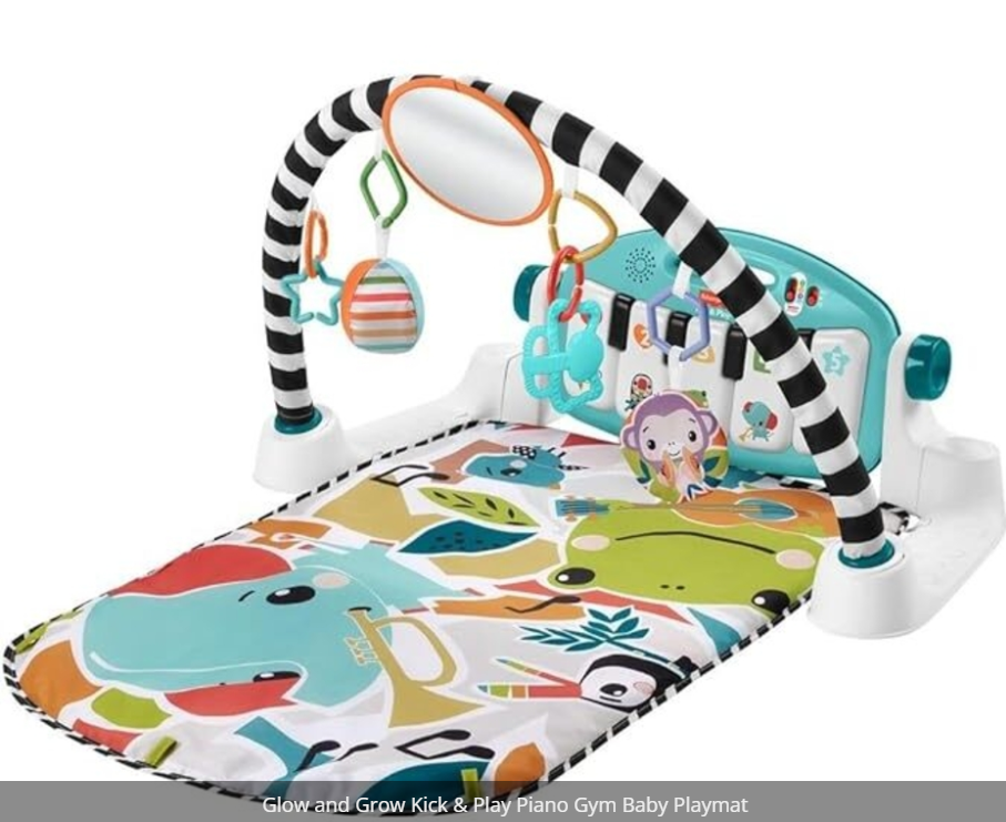 Glow and Grow Kick & Play Piano Gym Baby Playmat