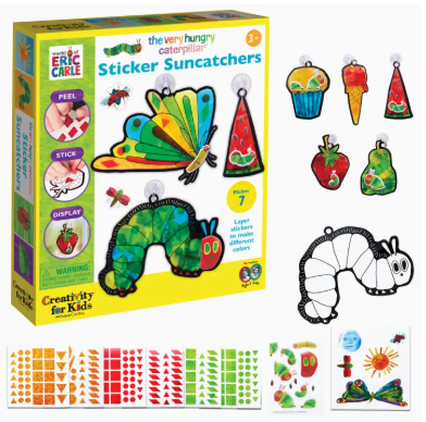 The Very Hungry Caterpillar Sticker Suncatchers Craft Kit