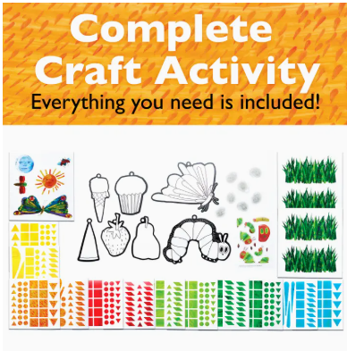The Very Hungry Caterpillar Sticker Suncatchers Craft Kit
