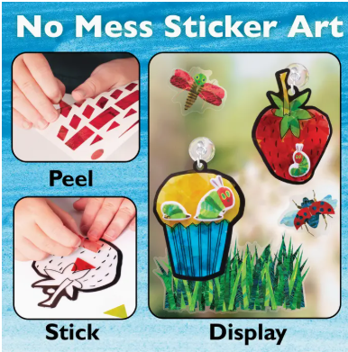The Very Hungry Caterpillar Sticker Suncatchers Craft Kit