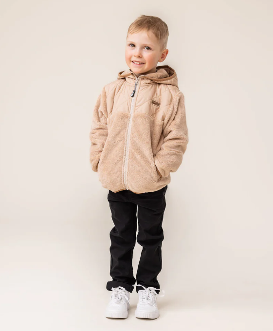 Quilted Sherpa Jacket